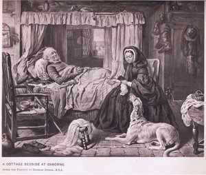 A Cottage Bedside at Osbourne